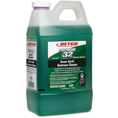 Betco Restroom Cleaner, Conc, Hvy-dty, FastDraw, 1/2 Gal (2L), PK 4 BET5484700